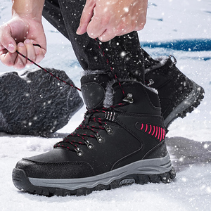Botas de Senderismo Impermeables para Hombre, Unisex, Talla Grande, Botas de Nieve Aisladas para Invierno, Trekking al Aire Libre, Cálidas y Cómodas - Product Image 4