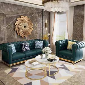 Furnistyle divano in pelle italiana di lusso Set di alta qualità <span class=keywords><strong>3</strong></span> <span class=keywords><strong>2</strong></span> 1 posto moderno Nnubuck quadrato estendibile per soggiorno - Product Image 5