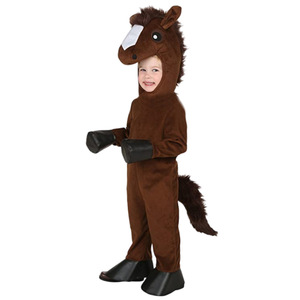 BSRLONS Animal Horse <b>Costume</b> Bodysuit Mascot Role Play Outfit For Infants <b>Toddlers</b> Unisex <b>Halloween</b> Performance - Product Image 5