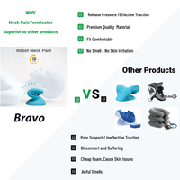 Dispositif de traction cervicale Bravo Neck Cloud pour soulager la douleur, oreiller de traction, étireur de cou