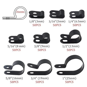 Adjustable R <strong>Cable</strong> <strong>Clips</strong>, Adhesive Organizers <strong>Sticky</strong> Wire <strong>Clips</strong> Cord Holder for TV PC Ethernet Under Desk Wall Home Office - Product Image 6