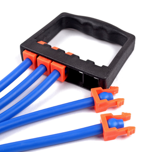 Stretch Bands Workout <b>Chest</b> <b>Expander</b> 5 Tubes Adjustable Arm Strength Trainer Exercise Resistance Bands for Arm Training Home - Product Image 4