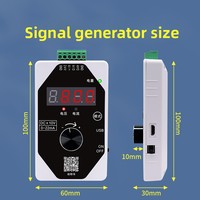 TAIHUA Handheld Analog Signal Generator 4-20mA Current 0-10V Voltage Output Portable Calibrator with LCD Display 1 Year Warranty