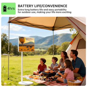 Vente directe d'usine Téléviseur intelligent portable de <span class=keywords><strong>32</strong></span> <span class=keywords><strong>pouces</strong></span> Televisores Inteligentes sur roues avec écran tactile Autonomie de la batterie 4 à 6 heures - Product Image 5