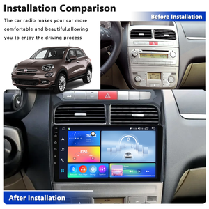 Meihua bingkai Stereo mobil 9 inci, bingkai Stereo mobil untuk 2007-2012 Fiat Linea LHD Radio Universal plastik <span class=keywords><strong>Audio</strong></span> Video Fascia Panel Trim <span class=keywords><strong>Kit</strong></span> bingkai Mobil - Product Image 6