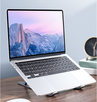 Organisateur ergonomique en aluminium réglable en hauteur pour ordinateur portable Support pour tablette PC pour support de bureau