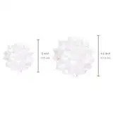 Polyester Double-Face Glitter Printed Metallic Gift Bow <b>Ribbons</b> in Pink Blue Gold Silver White for Gift Packaging & Home Decor - Product Image 4