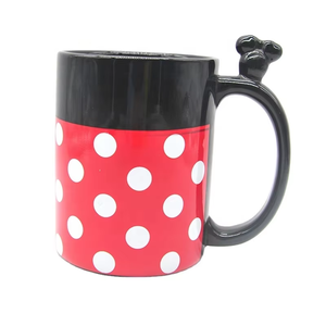 Taza de cerámica esculpida en 3D personalizada con diseño de ratón de 14 oz, taza de té y café de cerámica divertida personalizada - Product Image 3