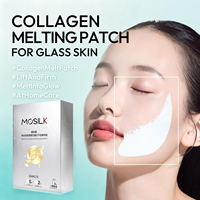 Patchs Oculaires Hydratants au Collagène et Glutathion, Traitement Anti-Rides et Raffermissant pour le Contour des Yeux