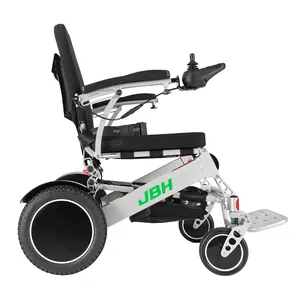 Sıcak katlanabilir elektrikli tekerlekli sandalye hafif çok fonksiyonlu elektrikli tekerlekli sandalye