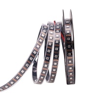 Bande lumineuse LED HD107S 60 LED 5V à double transmission de données, étanche IP67, avec ligne horloge CLK, colorée