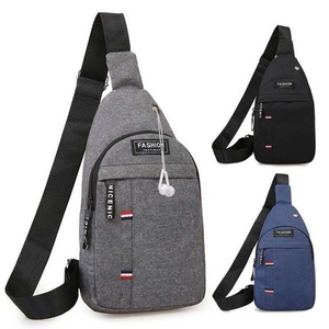 Wholesale High Quality Custom Logo <b>Men's</b> Crossbody <b>Bag</b> Shoulder Oxford Chest <b>Bags</b> Casual <b>Man</b> Blue Black Gray Chest <b>Bag</b> - Product Image 3