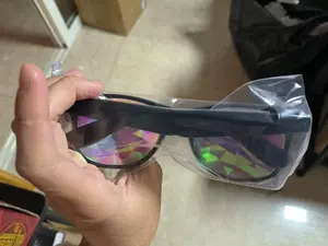 Óculos caleidoscópio 3D Prisma Rainbow Óculos EDM <span class=keywords><strong>Rave</strong></span> Festa Festival de Difração de Luz - Product Image 5
