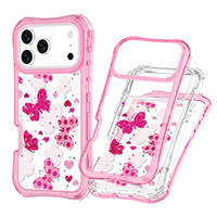 Coque de téléphone en TPU trois-en-un motif dessin animé pour iPhone 18 17 16 15 14 13 Pro Max – Accessoires de téléphone en gros, produit tendance