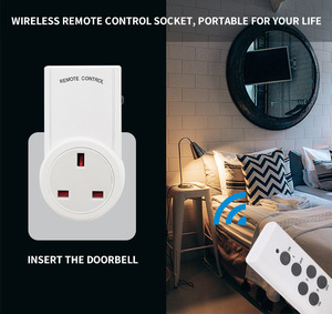 Anh cắm không dây điều khiển từ xa ổ cắm thông minh Ổ cắm điện Đèn Power switch với pin - Product Image 4
