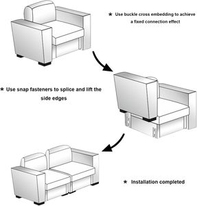 Conectores para Sofás Seccionales (2 Piezas), Conectores para Muebles, Piezas para Camas, Soporte de Conexión para Sofás, para Mantener los Muebles y Sofás en su Lugar - Product Image 4