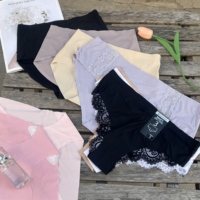 1-U0178 #   Braguitas de Mujer de Alta Calidad, Sin Costuras, Cómodas, de Tiro Medio, Estilo Mixto, Ropa Interior Europea y Americana, Precio Bajo