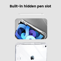 PU Tri-fold Tablet Covers Cases avec fente pour stylo pour iPad 10.5 iPad Pro 12.9/11/10.9 en silicone
