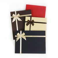 Boîte d'emballage pour livre photo avec ruban et nœud, boîte rigide personnalisée, matériaux recyclés, gaufrage, pelliculage mat – Offre Spéciale
