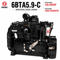 Prix usine Moteur diesel SCDC DCEC Série Cum 6B 6BT 6BTA5.9 6BTAA5.9 6BTA5.9-C 130-180 ch pour chargeuses de machines de construction