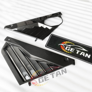 Penutup Panel Teluk mesin serat karbon kering gaya Oem untuk 20-up Corvette C8 Coupe 2 buah - Product Image 2