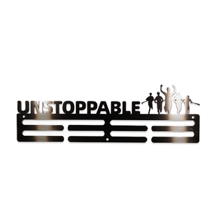 حامل كؤوس وميداليات خشبية شماعات مع رف عرض كؤوس الحائط لرف الكأس الفائز - Product Image 5