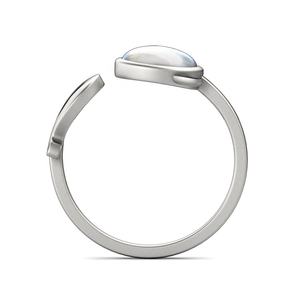 <span class=keywords><strong>Destiny</strong></span> Jewelry-anillo abierto pequeño diablo para niña, joyería elegante Bohemia, piedra lunar colorida antigua, 2021 - Product Image 4