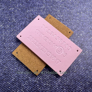 Customized Garment Leather <strong>Label</strong> Garment Debossed Pu Leather <strong>Label</strong> for Clothing <strong>Jeans</strong> - Product Image 3