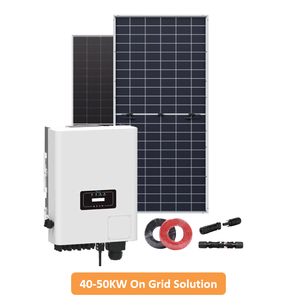 ระบบพลังงานแสงอาทิตย์แบบต่อเนื่อง 30KW 40KW 50KW 70KW 100KW ระบบโซลาร์เซลล์แบบเชื่อมต่อกับระบบไฟฟ้า 3 เฟส MPPT สำหรับใช้งานเชิงพาณิชย์ - Product Image 3