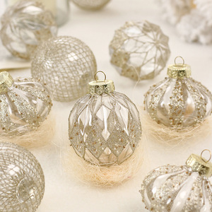 2023 Nouvelle Collection <span class=keywords><strong>de</strong></span> Décorations <span class=keywords><strong>de</strong></span> Noël Tendance, Ensemble <span class=keywords><strong>de</strong></span> Boules <span class=keywords><strong>de</strong></span> Noël en PET Transparent Peint, Ornements Suspendus pour Sapin <span class=keywords><strong>de</strong></span> Noël - Product Image 2