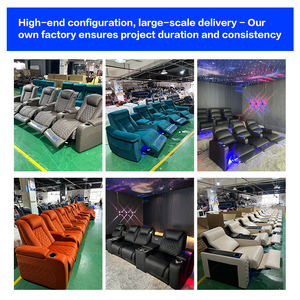 Fauteuil inclinable électrique en cuir véritable pour home <span class=keywords><strong>cinéma</strong></span>, mobilier VIP pour salle <span class=keywords><strong>de</strong></span> média, sièges inclinables pour salle <span class=keywords><strong>de</strong></span> <span class=keywords><strong>cinéma</strong></span>, canapé <span class=keywords><strong>de</strong></span> <span class=keywords><strong>cinéma</strong></span> intérieur pour villa - Product Image 2