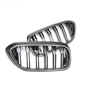 Parachoques Delantero de Fibra de Carbono, Rejilla Dividida de Entrada de Aire de Doble Riñón para <span class=keywords><strong>BMW</strong></span> Serie 5, G30, F90, M5, 2017-2019, 530i, 540i, M550i - Product Image 3