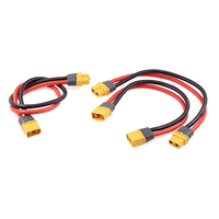 Câble d'extension XT60 mâle vers femelle (M vers M)(F vers F) avec câble 12AWG 10/20/30/50/100cm, connecteur XT60H pour alimentation/charge de modèle RC
