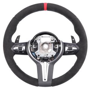 Volante Deportivo Personalizado de Alcántara para <span class=keywords><strong>BMW</strong></span> F30 F82 F10 <span class=keywords><strong>E60</strong></span> E71 E90 G42 G82 X5 M340i Serie 3 y 5 - Product Image 1