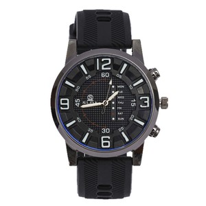 Men's silicone strap <b>watch</b>, casual trendy student quartz <b>watch</b>, men's fashionable and personalized wristwatch wholesale. - Product Image 6