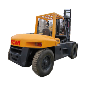 <b>Used</b> 10-Ton TCM FD100Z8 Forklift 4WD Solid Tire Japan Original Diesel Engine Gearbox Pump High Efficiency - Product Image 1