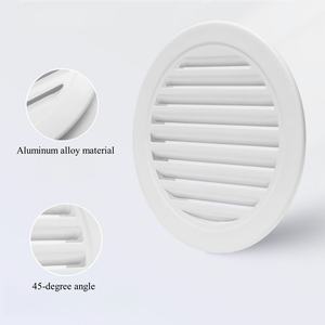 <span class=keywords><strong>Grille</strong></span> de registre anti-pluie circulaire en aluminium pour fenêtre. - Product Image 2