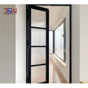 Sistema de Puerta Corredera de Aluminio de Alto Rendimiento con Paneles de Vidrio para Uso Interior Residencial Moderno - Product Image 1