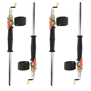 Varilla de Inflado de Neumáticos para Camión, Boquilla de Bomba para Automóvil, Herramienta de Gas de Doble Cabezal con Manómetro y Tabla de Inflado - Product Image 6