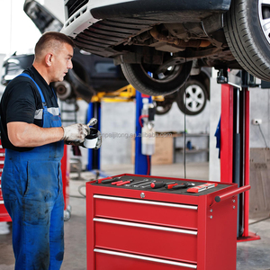 Armadio Portautensili con 7 Cassetti, Sistema di <span class=keywords><strong>Mobili</strong></span> da Garage OEM con Carrello Mobile per Riparazioni Auto - Product Image 5