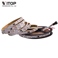 Vente en gros UCS2904 WS2814A/SM16704 RGBW5050smd Miroir cosmétique couleur adressable Lampe de beauté en direct PCB blanc DC12V24V