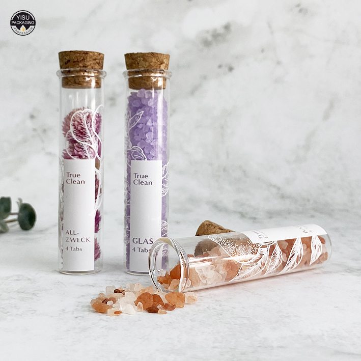 Индивидуальная Косметическая трубка для соли для ванны «сделай сам», стеклянная банка/бутылка с пробкой или бамбуковыми крышками