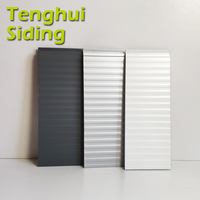 Revêtement mural Tenghui de haute qualité, série Great Wall, épaisseur 16 mm, certifié CE, panneau de revêtement mural métallique moderne résistant au feu et à l'eau pour l'extérieur