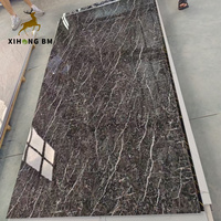 Tablero de revestimiento de panel de pared de PVC 3D al por mayor para decoración de hotel nuevo panel de techo de plástico acrílico de mármol UV de 3mm translúcido