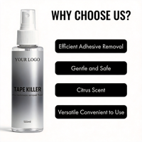 Étiquettes personnalisées – Deux types de dissolvants de ruban adhésif rapide et actif – 118 ml