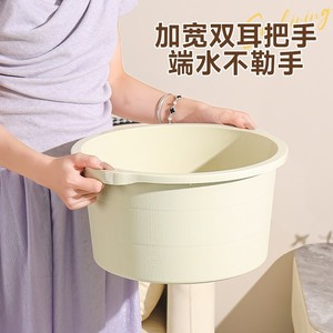 Bañera de plástico grande, gruesa y duradera para pies; bañera portátil para masaje de pies para dormitorios estudiantiles. - Product Image 4