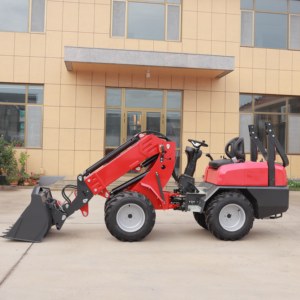Mini Cargadora de Ruedas Más Vendida en China con Alta Capacidad de Carga de 1 Tonelada y Brazo Telescópico - Product Image 3