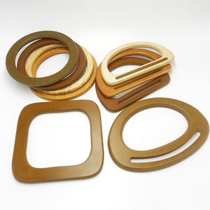 Nhà Máy Giá Bán Buôn Handmade Lady Túi Xách Phụ Kiện D/O Shape Túi Gỗ Xử Lý Cho Túi Xách - Product Image 4