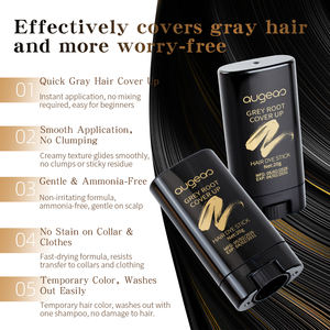 ครีมปิดผมขาวแบบเร่งด่วน หวีเปลี่ยนสีผมธรรมชาติ ติดทนนาน สีดำ - Product Image 6