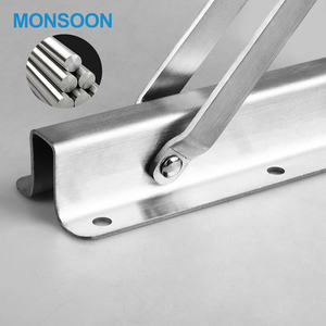 <span class=keywords><strong>De</strong></span> servicio pesado 8In ~ 14 pulgadas <span class=keywords><strong>de</strong></span> acero inoxidable ángulo ajustable <span class=keywords><strong>de</strong></span> Metal mesa <span class=keywords><strong>de</strong></span> <span class=keywords><strong>madera</strong></span> montado en la pared flotante L plegable soporte <span class=keywords><strong>de</strong></span> estante - Product Image 5